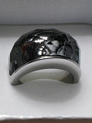 Ring new, gray, size 19 mm Ø