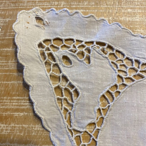 Authentic handmade Thracian table runner used with floral design
