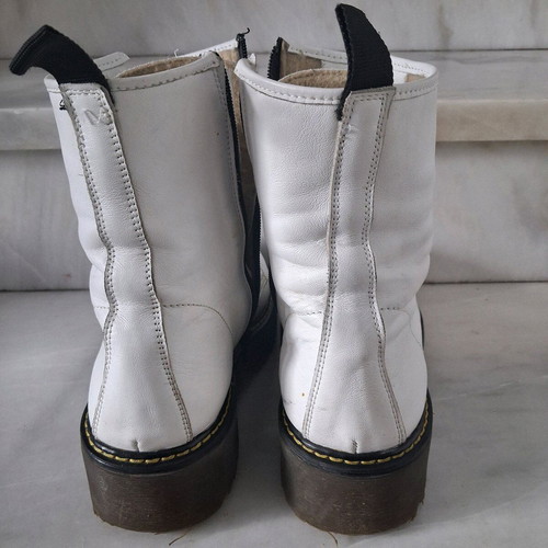 Fratelli Pedriti ankle boots used, size 39, white and black