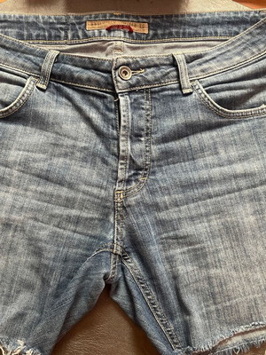 Jean Unlimited L women's bermuda shorts used, blue, size 40