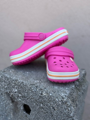 Crocs μεταχειρισμένα, κλειστά ροζ, μέγεθος C6