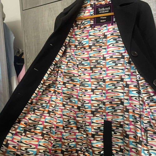 Toi&Moi women's coat like new, medium, black