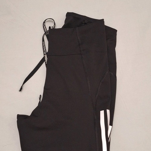 Adidas women's black leggings like new, sports with drawstring and hidden pocket