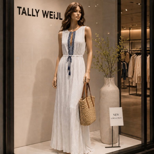 Tally Weijl long white dress