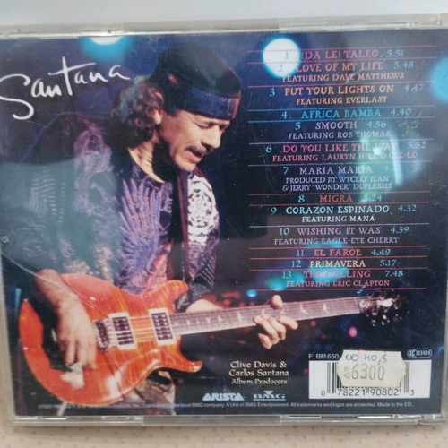 Santana Supernatural CD like new, rock