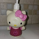 Hello Kitty children's soap dispenser used