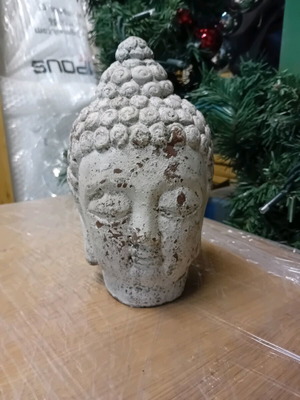 Buddhist head used, solid
