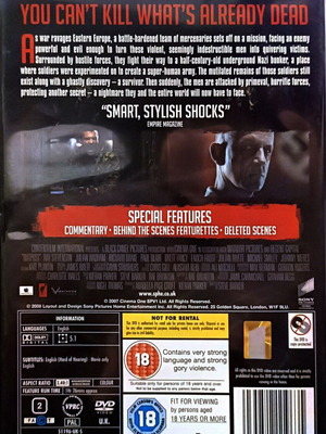Outpost DVD μεταχειρισμένο, ταινία τρόμου με αγγλικούς υπότιτλους