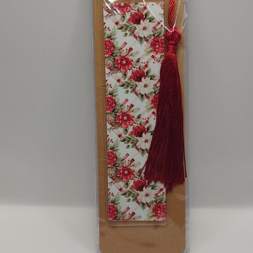 Bookmark new with handmade design and tassel