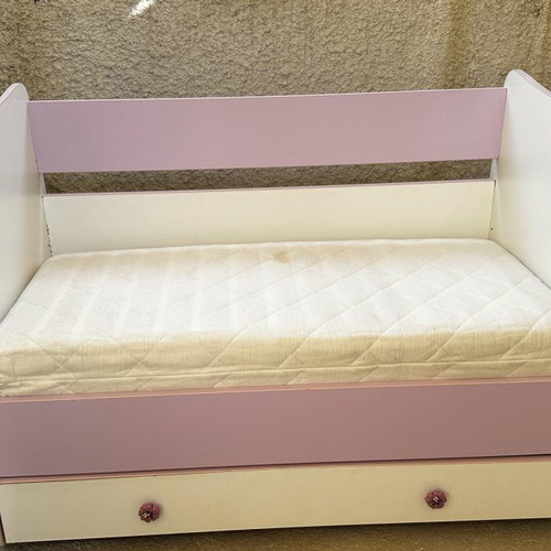 Lorelli children's bed used with Greco Strom mattress and drawer