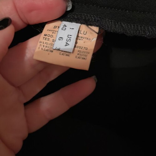 Byblos black winter pants like new, size L