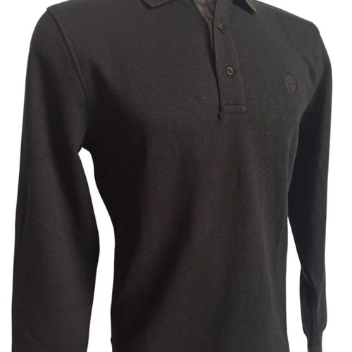 Tria Alfa Black Winter Polo Shirt New
