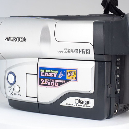 Samsung VP-L610 (PAL) 8mm Hi8 Camcorder used, battery and charger included