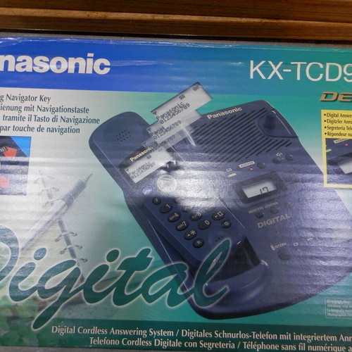 Panasonic KX-TCD965 cordless phone used, with digital answering machine