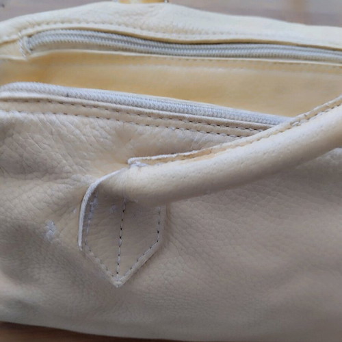 Leather summer shoulder bag like new