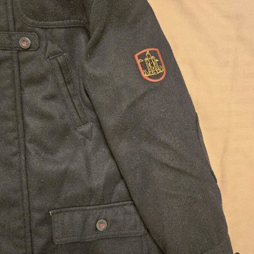 Children's coat half-coat for 10 years 140 cm blue like new