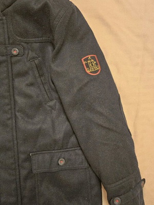 Children's coat half-coat for 10 years 140 cm blue like new