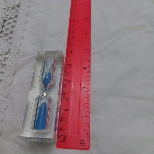 Sand timer 3 minutes blue like new