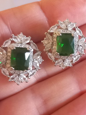 Emerald earrings