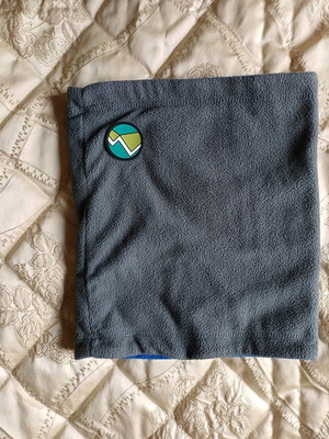 Zara children's scarf like new, gray and blue
