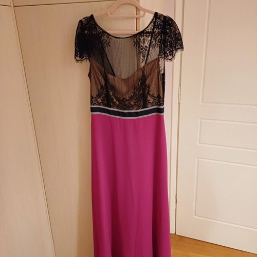 Madame Shou Shou dress airy with lace bust and maxi skirt like new
