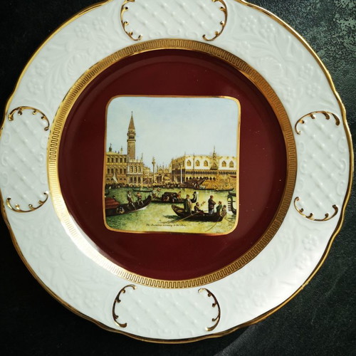 Bavaria Schumann Arzberg Germany porcelain plate used