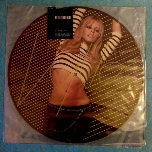 Vynil Picture Disc Kylie Minogue 'Slow' like new, extended remixes, LP180gr, 2003, pop