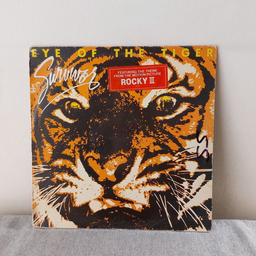 Survivor Eye Of The Tiger vinyl record used, rock
