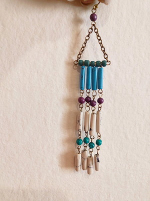 Beaded hanging earrings new
