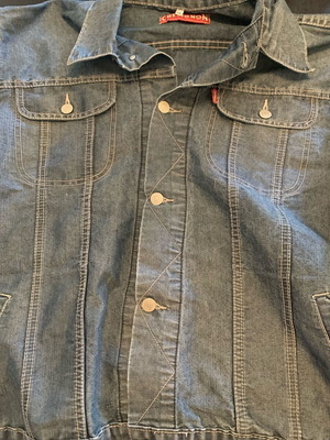 Chevignon denim jacket like new, blue, retro