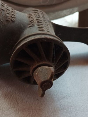 Meat grinder vintage used