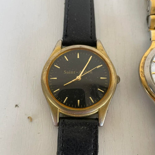 Vintage watches used, lot of 5, non-working