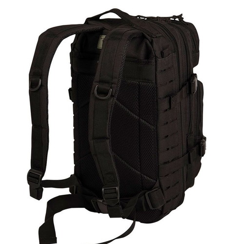 Mil-Tec US Black Laser Cut Assault Tactical Backpack 20L new