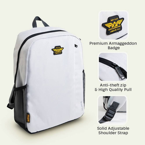 Armaggeddon Laptop Backpack 15.6" Gray New