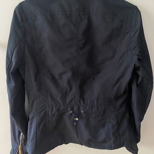 Moncler Grace women's biker jacket navy and black like new, size 2