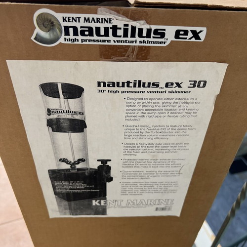 Kent Marine Nautilus EX 30 Skimmer for Saltwater Aquarium new