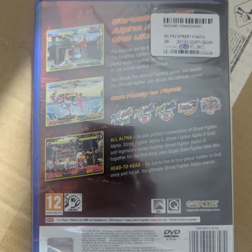 Street Fighter Alpha Anthology PlayStation 2 Sony new