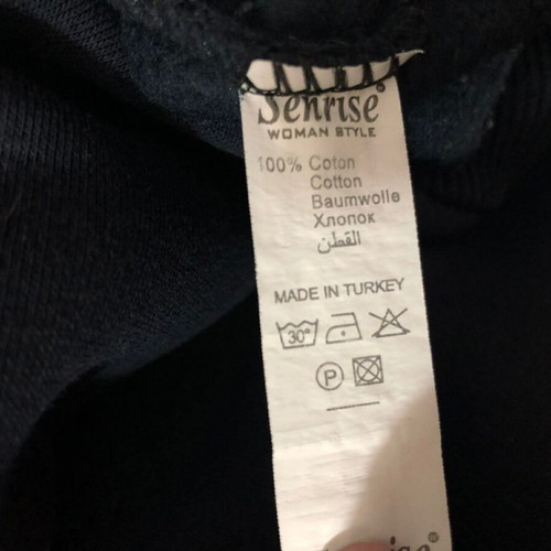 Senrise sweatshirt like new, blue and yellow, size M