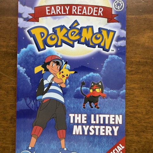 Pokemon Early Reader The Litten Mystery book like new, English