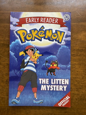 Pokemon Early Reader The Litten Mystery book like new, English