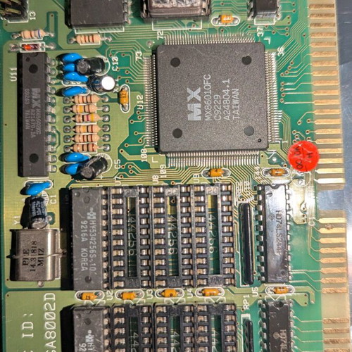 Macronix MX-VGA 86010 ISA 16-bit 256kb graphics card used