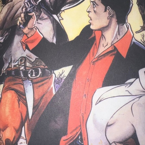 Brindisi comic used, rare collectible, limited edition numbered