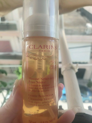 Clarins cleansing mouse new, gentle face cleansing foam