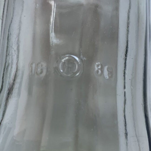 Pepsi Cola and Coca Cola glass bottles 1 litre 1980s, pack