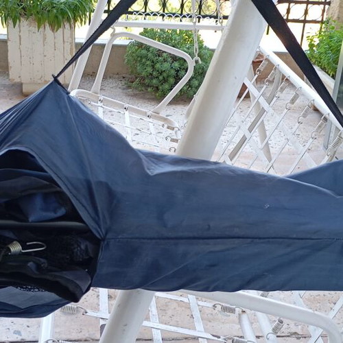 Folding Beach Table used with 4 cup holders and carrying case
