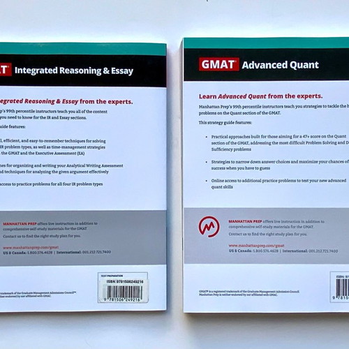 2 Volumes GMAT Manhattan Prep Strategy Guides new