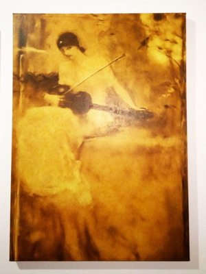 Vintage canvas framed art like new, 70x50 cm