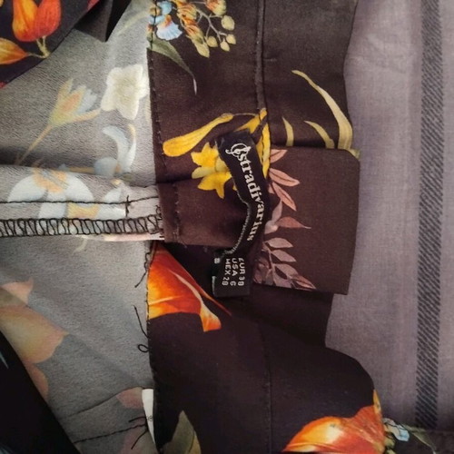 Stradivarius high-waisted pants like new, multicolor, size S