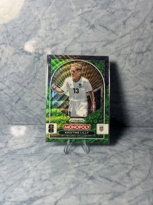 Kristine Lilly 2026 Panini Prizm Monopoly FIFA World Cup #87 Green Wave Team USA card