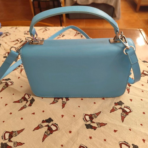Doca crossbody handbag new, turquoise